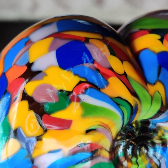 Signed Mad Art Paperweight Art Glass - Picture 4 of 12